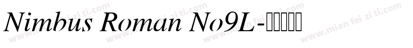 Nimbus Roman No9L字体转换